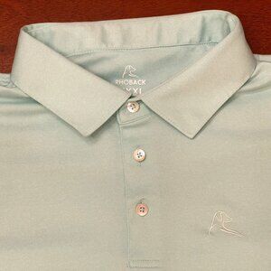 Green Rhoback Performance Polo